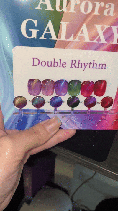 double rhythm cat eye gel polish